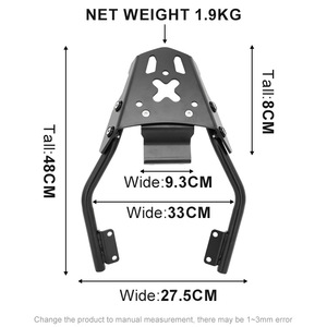 Accesorios de Modificación para <span class=keywords><strong>BMW</strong></span> <span class=keywords><strong>G310R</strong></span> G310GS, Portaequipajes Trasero, Portaequipajes, Soporte para Maletero - Product Image 4