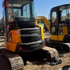 Used Komatsu PC55 Mini Excavator 5 Ton Capacity Low Working Hours Includes Core Components Motor Gearbox <b>Gear</b> Pump Bearing PLC - Product Image 5