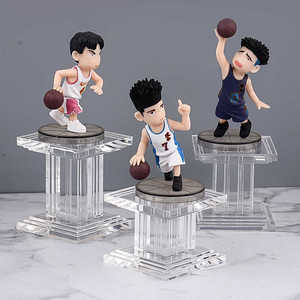 Ensemble de 3 pièces Collier de table Pilier Romain Bijoux Présentoir Anime Block Sculpture Acrylic Riser Display Set - Product Image 6