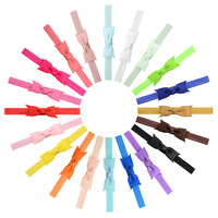 Bandeaux pour bébé, petits nœuds élastiques pour cheveux, accessoires pour bébés filles, nouveaux-nés, tout-petits