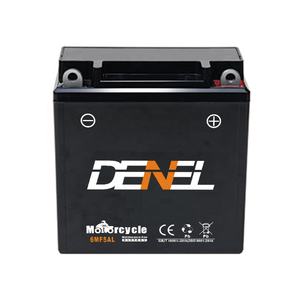 Batería de gel para motocicleta de diseño especial de marca popular, proveedor de baterías pequeño <span class=keywords><strong>X4</strong></span> <span class=keywords><strong>GT</strong></span>, batería para motocicleta DENEL 6MF5AL 12V5AH - Product Image 1