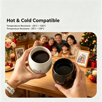 Tasses à café personnalisées écologiques de 240 ml – Cadeau idéal pour les mariages, les événements et les boissons Boba & Matcha – Vente en gros