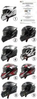 Casque de moto modulaire OEM en gros, relevable, pour course, en ABS haute densité, certifié DOT, avec visière solaire intérieure, personnalisable directement de l'usine