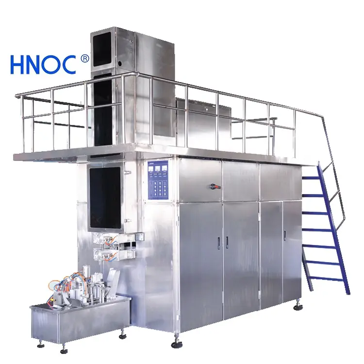 HNOC Karton Cair Mengisi Mesin Kemasan Aseptik Karton Mengisi Mesin untuk Susu atau Jus/Gable Top Carton Filling Machine