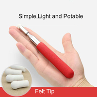 Pointeur de tableau blanc de tige d'enseignement pliante de poteau télescopique d'acier inoxydable avec le stylo de feutre