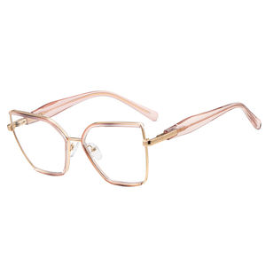 MS 82324 2026 신형 안경테 여성용 TR90+메탈 안경 광학 블루라이트 차단 독특한 디자인 안경 맞춤형 로고 - Product Image 4