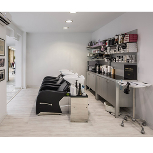 Équipement de salon de coiffure moderne Mobilier de salon de beauté Chaises de barbier de beauté de style luxueux - Product Image 5