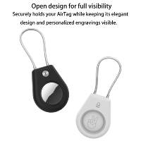 Eraysun coque en silicone pour AirTag Pin anti-rayures support de coque de protection pour enfants personnes âgées caché à l'intérieur des vêtements