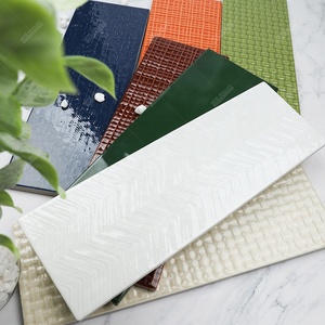 Carreaux de céramique modernes <span class=keywords><strong>Metro</strong></span> 100x300mm, brillants et émaillés, bleu foncé, pour crédence de cuisine, mur de salle de bain, hôtel, restaurant, bar - Product Image 4