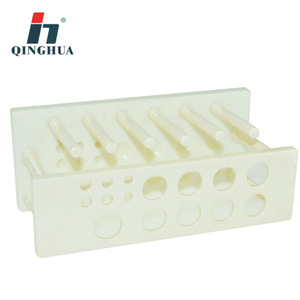 Soporte para tubos de ensayo de 9 orificios Qinghua J02306, soporte multifuncional de plástico para tubos de ensayo para laboratorios de química de escuelas secundarias, enseñanza - Product Image 3