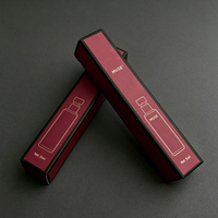 Boîtes cadeaux en papier cosmétique de luxe écologiques en matériaux recyclés avec doublure en éponge et laminage mat personnalisées pour rouge à lèvres, cils et produits de beauté