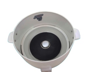 Olla arrocera eléctrica clásica de 700W 1.8L de color blanco - Product Image 2