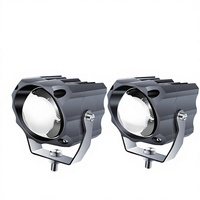 Projecteur LED 100W bicolore blanc-jaune, une lampe à double usage, longue portée, étanche, lampe de conduite tout-terrain avec support pour camion