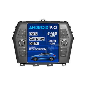 Untuk Nissan Maxima Auto AC Edition 2016 2017 2018 10.4 "Tesla gaya <span class=keywords><strong>Android</strong></span> Radio mobil pemutar Multimedia GPS peta navigasi Wifi - Product Image 5