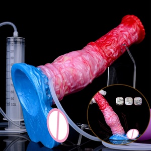 NNSX Inflatable Squirting Horse <b>Dildo</b> Silicone Toys Knot Animal Ejaculation Penis Clitoris Massage Adult Products for Women - Product Image 2