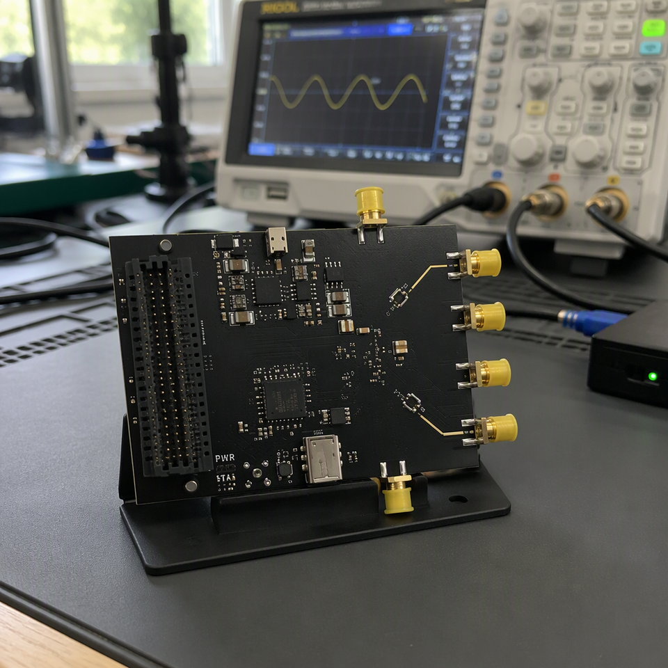 Embedded Multi Channel RF Interface USB Development Board with SMA ...