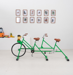 Vélo à deux personnes EXI Fixed Balance One Wheel Smoothie Extractor Juicer Tandem Bike Cruiser Unicycle Party pour deux personnes - Product Image 2
