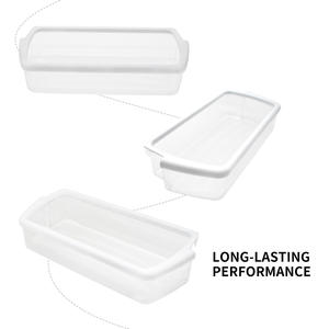 Boîte de rangement pour tiroir de réfrigérateur, congélateur, 1 compartiment, rectangle, plastique PP, style simple, organisateur de réfrigérateur - Product Image 3