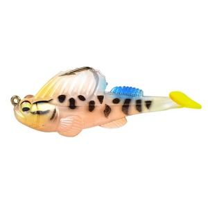 Soft Lure For Bass Bottom Bait With Lead Weight Anti Snagging Design Mandarin Fish Style - Product Image 1