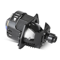Lente de proyector de lentes bi LED láser de fábrica 3,0 70W 6000K H4 H7Car Bi-Led lente de proyector faro láser con cuentas dobles