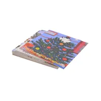 Precio barato personalizado Impresión de tarjetas de papel Tarjeta de Navidad Impresión de tarjetas de felicitación