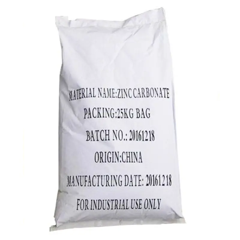 Carbonato de zinc básico de la mejor calidad del fabricante precio bajo Znco3