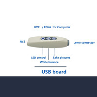 Adaptateur de caméra endoscopique vétérinaire flexible jetable certifié CE Classe III 2100mm/3.8mm avec boîtier décodeur USB