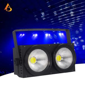 Producto Popular: Luz Cegadora LED Integrada de 2 Ojos, 200w, Luz Cegadora LED COB Blanca para Escenarios - Product Image 1