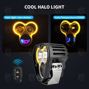 ไฟหน้า LED ตกแต่งรถมอเตอร์ไซด์ไฟ LED ตัดหมอกระบบไฟออฟโรดรถบรรทุกตกแต่ง - Product Image 2