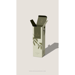 Caja de Cartón Recubierta de Papel de Alta Gama Personalizada para Cosméticos, Laminación Brillante, Estampado en Caliente Dorado, Relieve, Forro de Esponja, Dorado Personalizado - Product Image 2