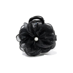 Pince à Cheveux Fleurie Élégante Luxe Léger Tendance, Design Niche Polyvalent, Vente en Gros d'Accessoires de Coiffure pour Femmes - Product Image 4
