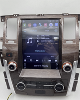 Lecteur DVD de voiture à écran vertical tactile Android 14 Navigation pour autoradio Nissan Patrol avec Caplay sans fil et Android Auto
