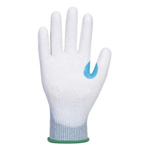 PORTWEST - A699G6RS MR13 ESD Dedo de poliuretano gris/guante blanco (12 pares)-GUANTES EAN 5036146015085 - Product Image 3