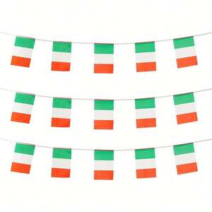 Venta al por mayor pequeño mini banderín Italia República Italiana cadena bandera para eventos patrióticos <span class=keywords><strong>2</strong></span> de junio decoraciones del Día Nacional - Product Image 6