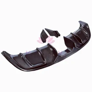Separador de difusor trasero de fibra de carbono para <span class=keywords><strong>Jaguar</strong></span> <span class=keywords><strong>F</strong></span> Tipo 2 puertas 2015-2019 <span class=keywords><strong>Kit</strong></span> de cuerpo de puerto de escape medio - Product Image 1