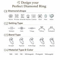 Bague en or blanc massif 18K 14K avec diamant taille Radiant DEF VVS, bijoux de mode, bagues imposantes, cadeau de Noël pour hommes et femmes