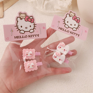 Fermaglio per Capelli Personalizzato Sanrio <span class=keywords><strong>Hello</strong></span> <span class=keywords><strong>Kitty</strong></span>, Grazioso Fermaglio a Fiore di Frangipani/Plumeria per Bambine con Elastico per Capelli e <span class=keywords><strong>Accessori</strong></span> Scrunchie - Product Image 6