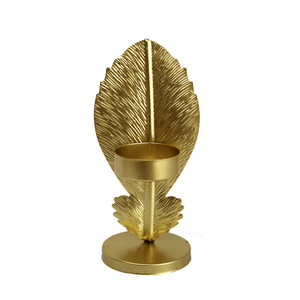 <span class=keywords><strong>Bougeoir</strong></span> style européen en <span class=keywords><strong>fer</strong></span> forgé, chandelier avec Base en métal, décoration de Table - Product Image 2