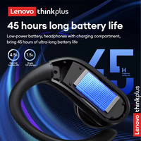 Écouteurs Lenovo Thinkplus XT55 originaux, écouteurs sportifs avec crochet d'oreille, BT5.4 sans fil, basses puissantes, ENC, suppression du bruit, écouteurs TWS