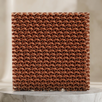 Prix direct usine 5090 Coussin de refroidissement évaporatif alvéolé, rideau humide pour poulailler, ventilation d'élevage avicole