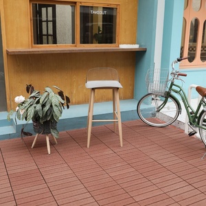 Carrelage en bois à gaufrage profond WPC, carreaux décoratifs de <span class=keywords><strong>maison</strong></span>, patio d'extérieur, plusieurs tailles, vente d'usine, <span class=keywords><strong>2022</strong></span> - Product Image 5