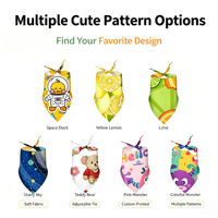 Bandana Rafraîchissante pour Animaux de Compagnie, Séchage Rapide, Super Absorbante, Sans Peluches, Écharpe Triangulaire pour Chien et Chat, Bandanas Réglables à Motifs de Dessins Animés pour le Cou des Animaux