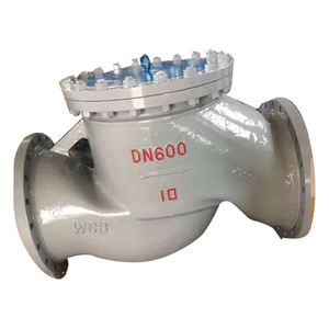 Válvula de Retención de Hierro Dúctil, Estructura de Una Sola Lengüeta, Función de Bloqueo de Flujo Unidireccional, Tipo Recto - Product Image 4