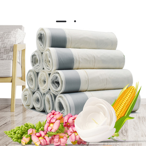 Custom Biodegradable Can <strong>Liners</strong> Compostable Pe Large <strong>Scented</strong> Tall Kitchen Plastic Drawstring Trash Garbage Bag on Roll - Product Image 3
