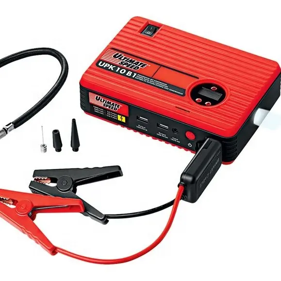 GLIGLE emergency tool for car jump starter and pump 18000mAh buture portable jump starter 2 in 1