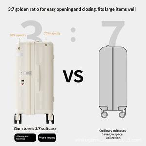 <span class=keywords><strong>Valise</strong></span> à roulettes multifonctionnelle grande capacité 28 pouces de grande marque, unisexe, étanche, avec interface USB, anti-explosion - Product Image 4