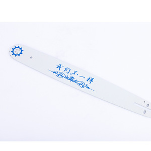 Barra guía para motosierra de 20 pulgadas, azul, para cultivador, accesorio para herramientas de jardín - Product Image 3