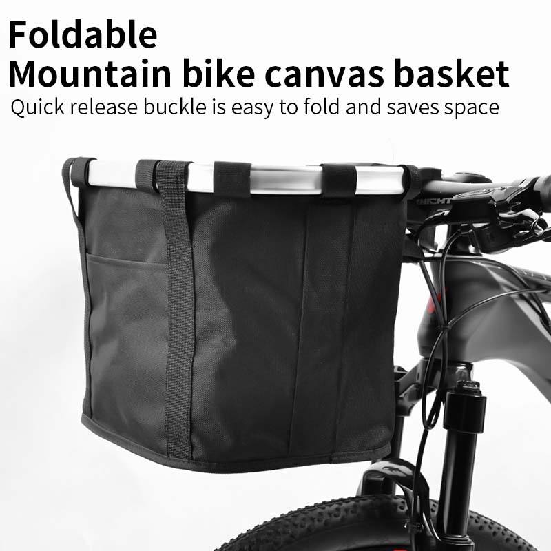 Aluminum Alloy Mountain Bike Foldable Basket Durable Versatile