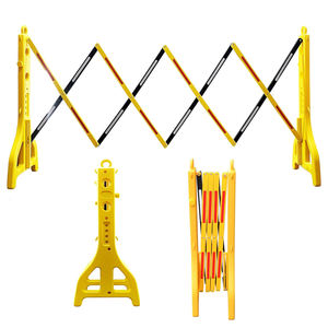 Barriera di controllo della folla portatile temporanea con recinzione in plastica espandibile all'ingrosso misure di sicurezza stradale - Product Image 3
