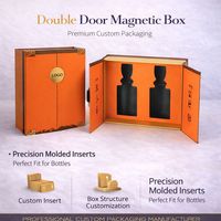 Cajas Rígidas Magnéticas Personalizadas de Alta Gama para Whisky, Tequila, Vodka, Refrescos y Bebidas Energéticas, Hechas con Materiales Reciclados Ecológicos y Reciclables